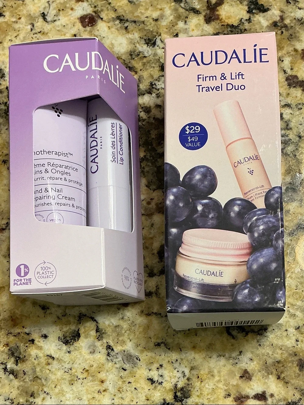 NEW Caudalie Skincare Duo Lot - Vinotherapist & Resveratrol-Lift
